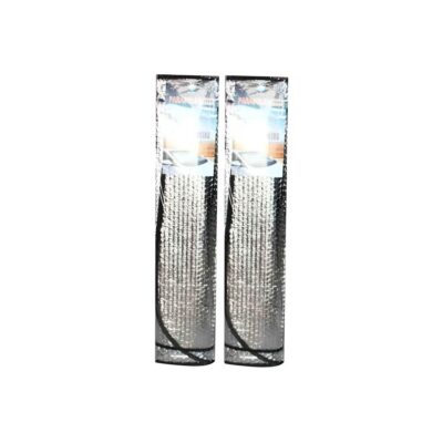 Universal car sunshade Universal car sunshade. You can install the protection on the front or rear windshield of your parked car.